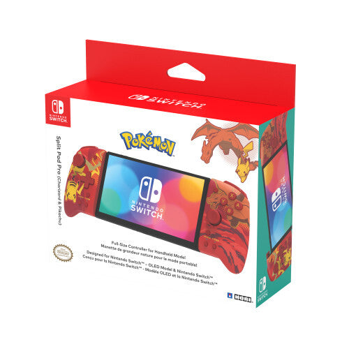 Hori Split Pad Pro -  Game Controllers for Nintendo Switch - Charizard & Pikachu Edition