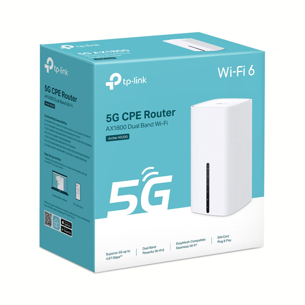 TP-Link Archer NX200 - Gigabit Ethernet Dual-band (2.4 GHz / 5 GHz) Wi-Fi 6 Wireless Router