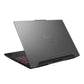 ASUS TUF Gaming A15 Laptop - 39.6 cm (15.6") - AMD Ryzen™ 9 8945H - 32 GB DDR5-SDRAM - 1 TB SSD - NVIDIA GeForce RTX 4070 - Wi-Fi 6 - Windows 11 Home - Grey