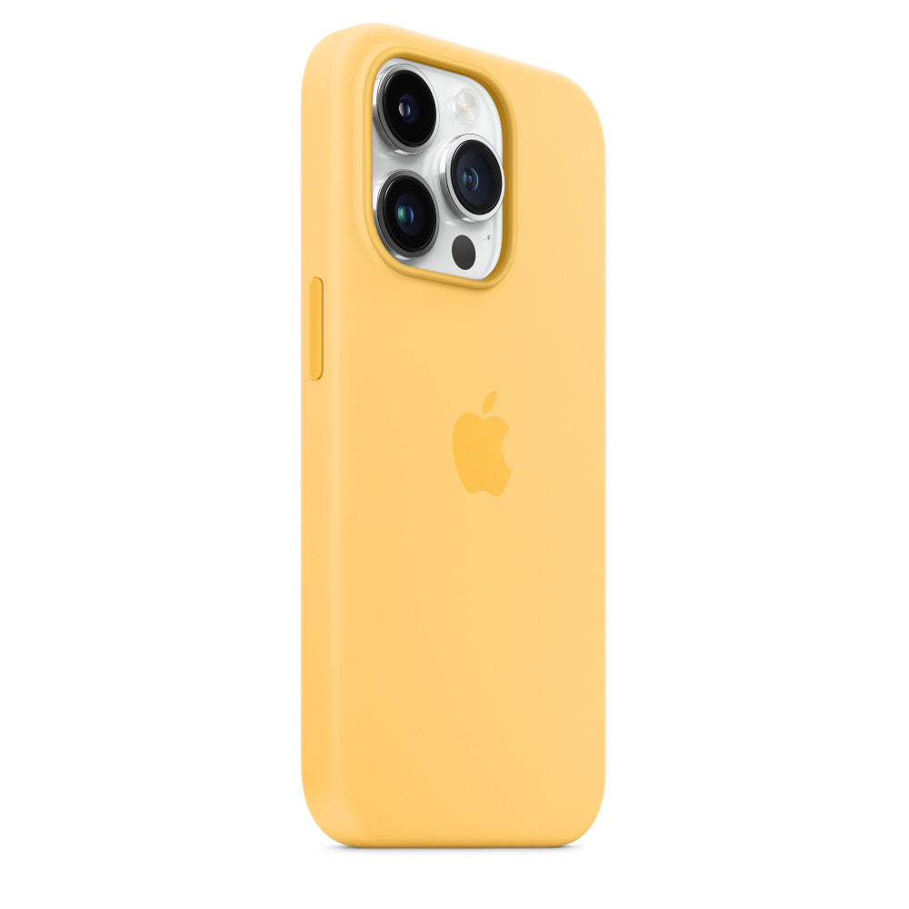 Apple iPhone 14 Pro Silicone Case with MagSafe in Sunglow