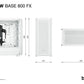 be quiet! Shadow Base 800 FX - ATX Mid Tower Case in White