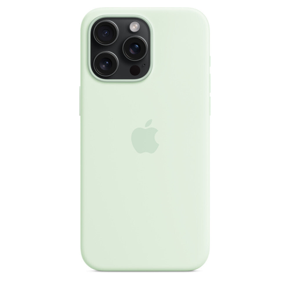 Apple MWNQ3ZM/A - Silicone Case with MagSafe for iPhone 15 Pro Max in Soft Mint