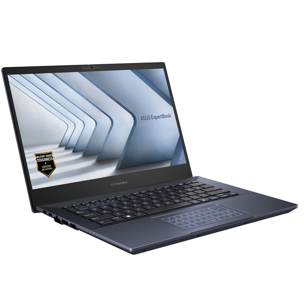 ASUS ExpertBook B5 Laptop - 35.6 cm (14") - Intel® Core™ i5-1240P - 8 GB DDR5-SDRAM - 256 GB SSD - Wi-Fi 6E - Windows 11 Pro - Black