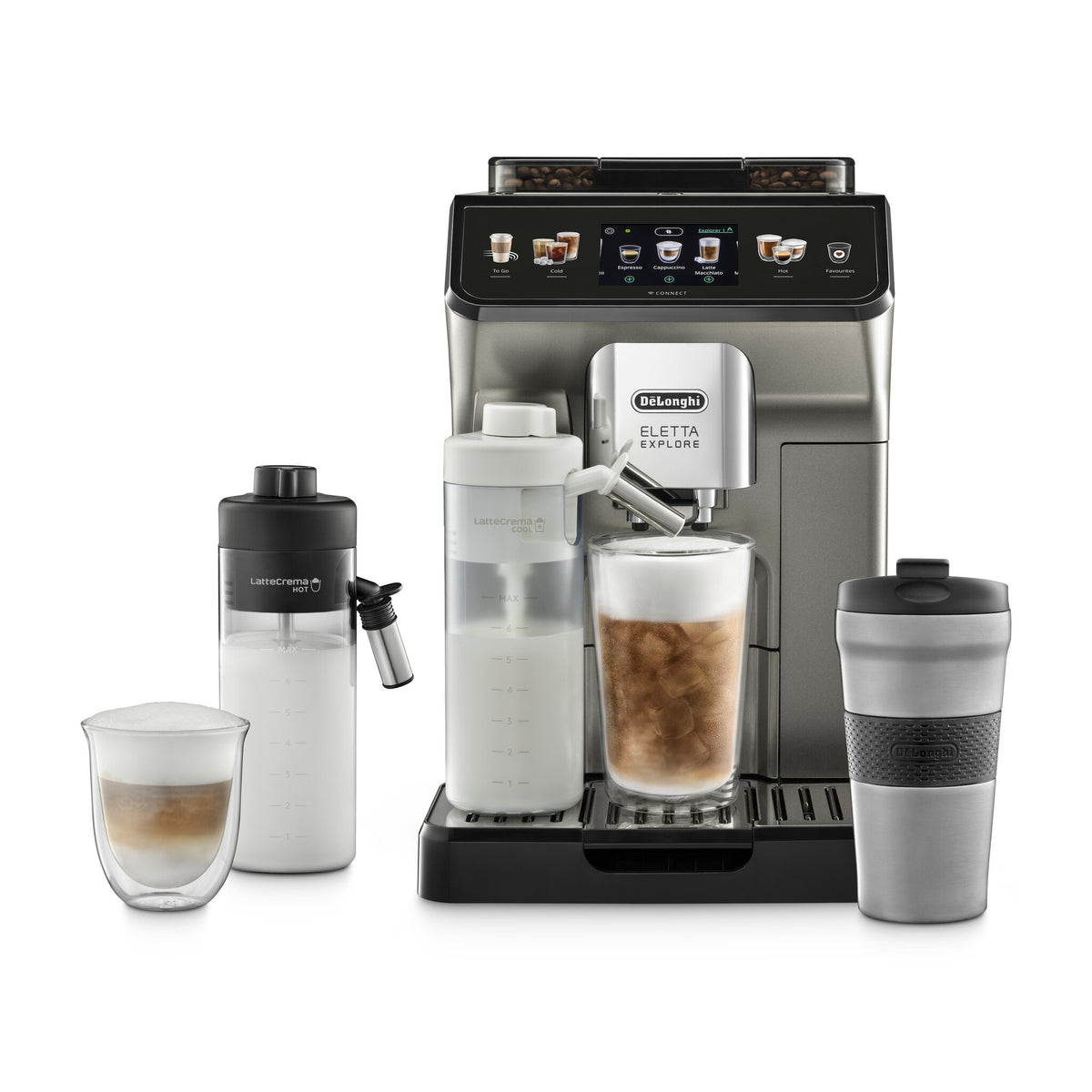 De’Longhi Eletta Explore - Bean to Cup coffee machine with Cold Brew Technology