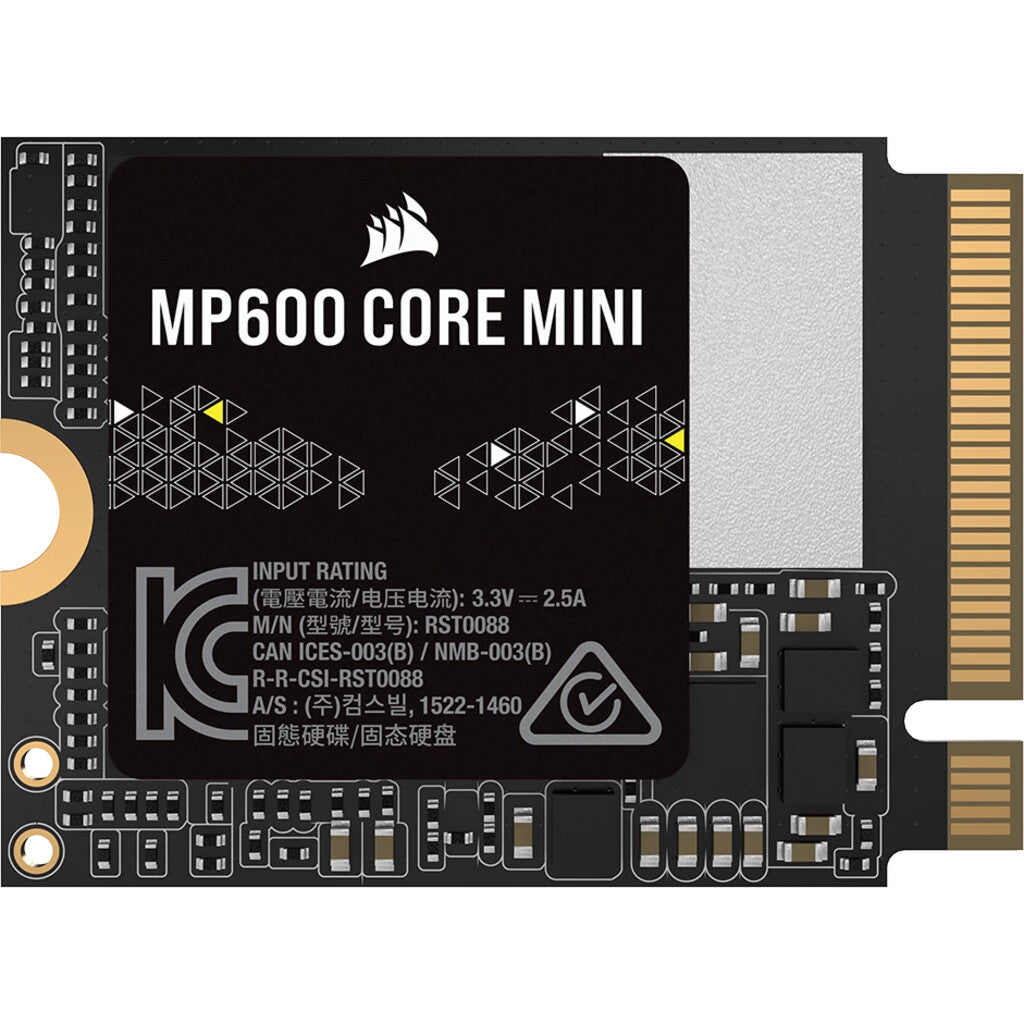 Corsair MP600 Mini - PCI Express 4.0 QLC 3D NAND NVMe M.2 SSD - 2 TB