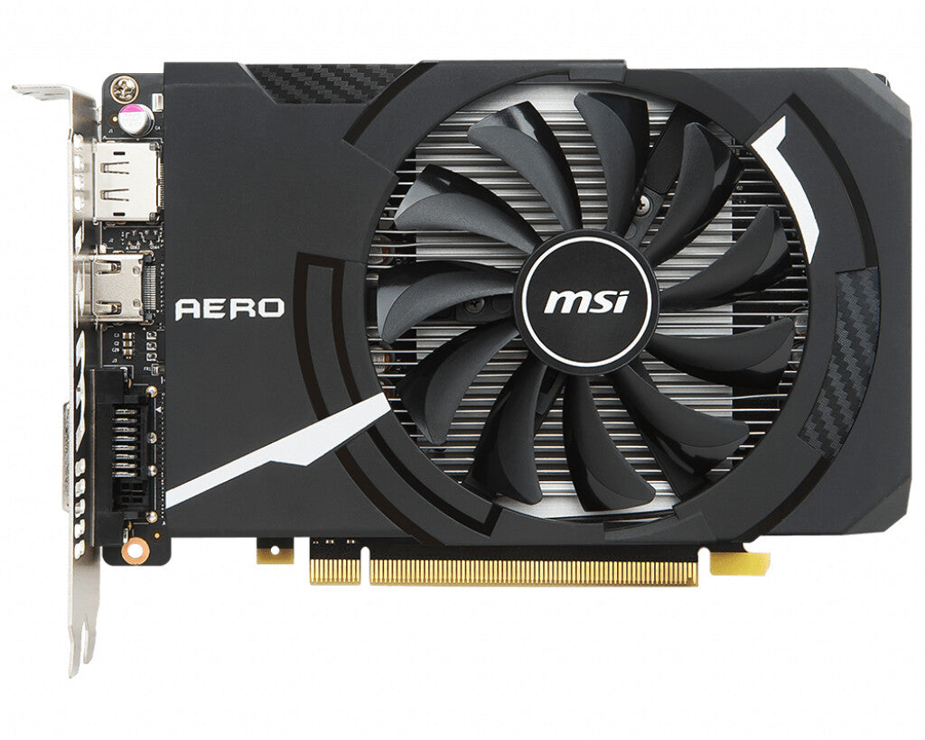 MSI AERO ITX OCV1 - NVIDIA 4 GB GDDR5 GeForce GTX 1050 Ti graphics card