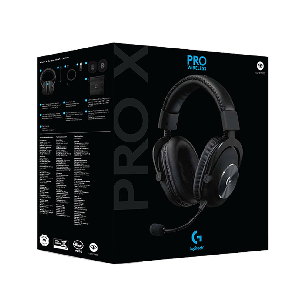 Logitech G PRO X LIGHTSPEED Wireless Gaming Headset in Black Clove Technology