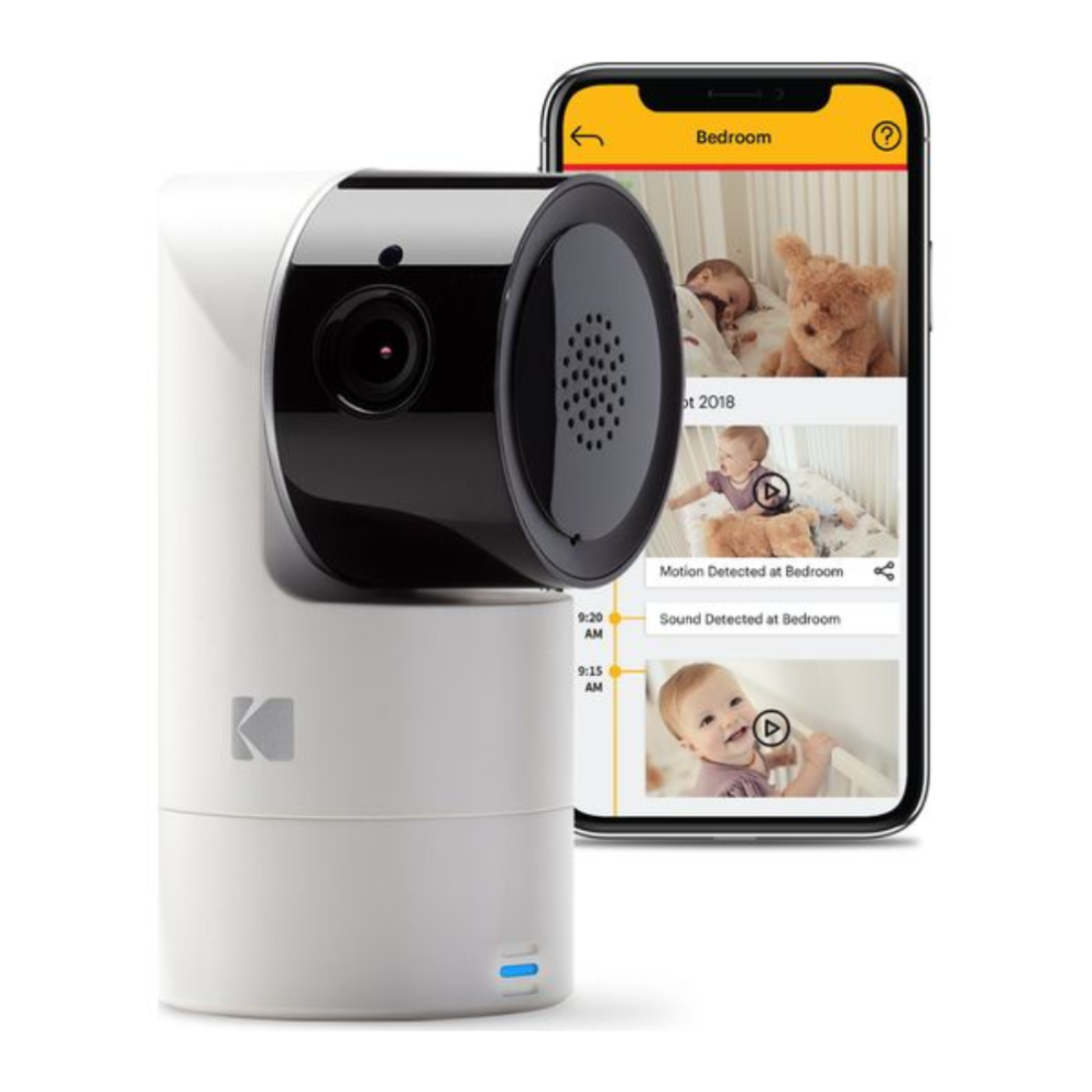 Kodak Cherish C125P - Standalone Baby Camera in White
