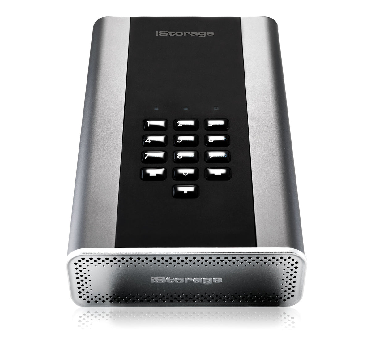 iStorage diskAshur DT2 - Secure Encrypted Desktop Hard Drive in Black - Password Protected - 4 TB