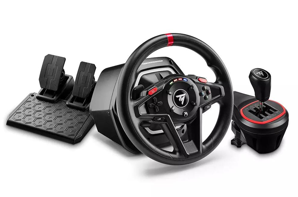 Thrustmaster T128 Shifter Pack Black Steering wheel + pedals + shifter Analogue / Digital PC, Xbox One, Xbox One S, Xbox One X