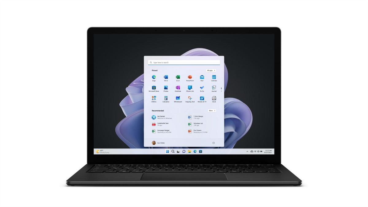 Microsoft Surface Laptop 5 34.3 cm (13.5") Touchscreen Intel® Core™ i5 i5-1245U 8 GB LPDDR5x-SDRAM 512 GB SSD Wi-Fi 6 (802.11ax) Windows 11 Pro Black