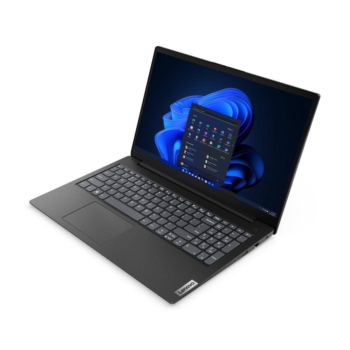 Lenovo V V15 Laptop - 39.6 cm (15.6") - Intel® Core™ i3-1315U - 8 GB DDR4-SDRAM - 256 GB SSD - Wi-Fi 5 - Windows 11 Home - Black