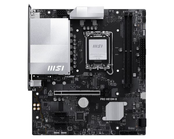MSI PRO H810M-B motherboard Intel H810 LGA 1851 (Socket V1) micro ATX