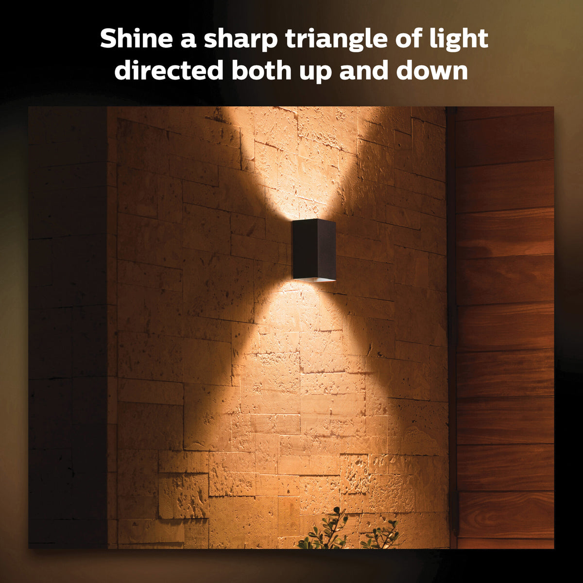 Philips Hue Resonate WCA Wall Light in Black - White and colour ambience (Pack of 2)