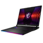 MSI Gaming Raider GE78 HX Laptop - 43.2 cm (17") - Intel® Core™ i9-14900HX - 64 GB DDR5-SDRAM - 2 TB SSD - NVIDIA GeForce RTX 4090 - Wi-Fi 7 - Windows 11 Pro - Black