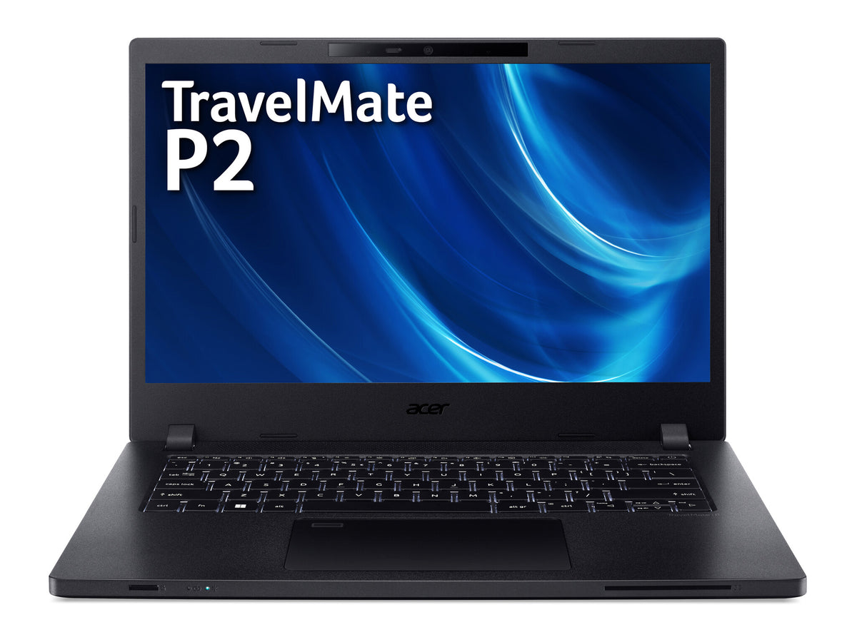 Acer TravelMate P2 Laptop - 35.6 cm (14&quot;) - Intel® Core™ i7-1255U - 16 GB DDR4-SDRAM - 512 GB SSD - Wi-Fi 6 - Windows 11 Pro - Black