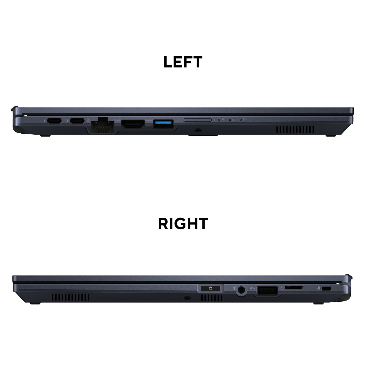 ASUS ExpertBook B5 Laptop - 35.6 cm (14&quot;) - Intel® Core™ i5-1240P - 8 GB DDR5-SDRAM - 256 GB SSD - Wi-Fi 6E - Windows 11 Pro - Black