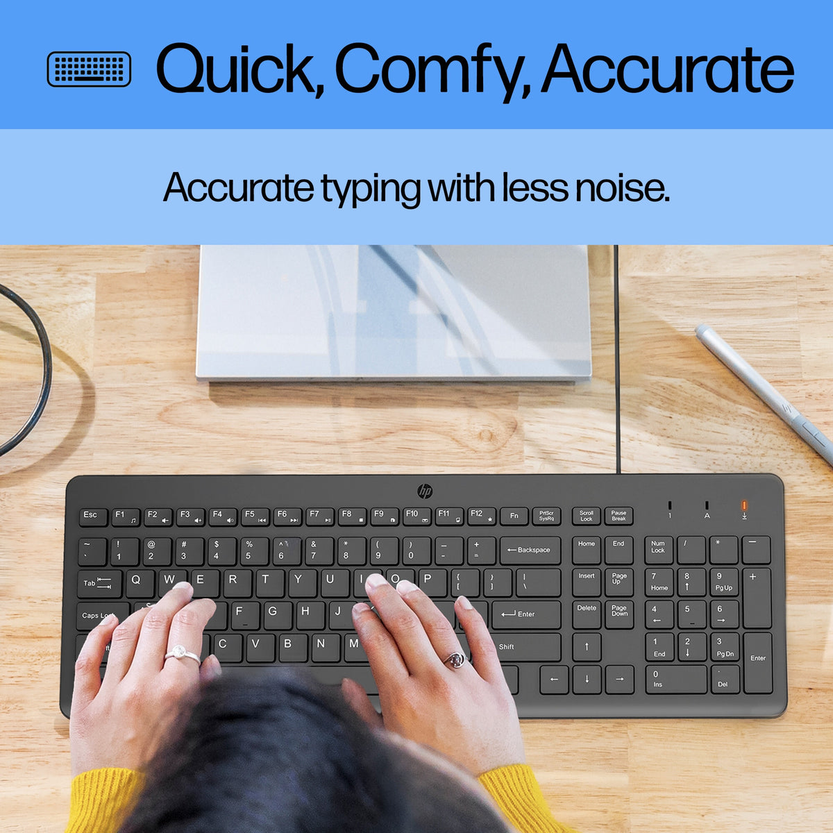 Hewlett Packard 150 - USB Wired Keyboard