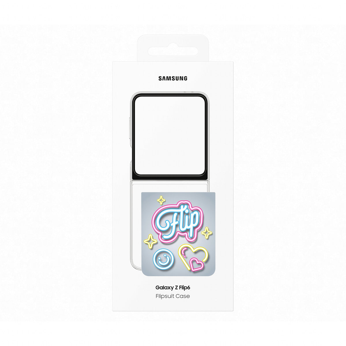 Samsung Flipsuit Flip Phone Case for Galaxy Z Flip6 in Transparent