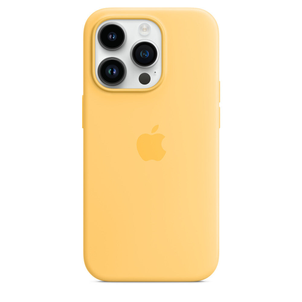 Apple iPhone 14 Pro Silicone Case with MagSafe in Sunglow