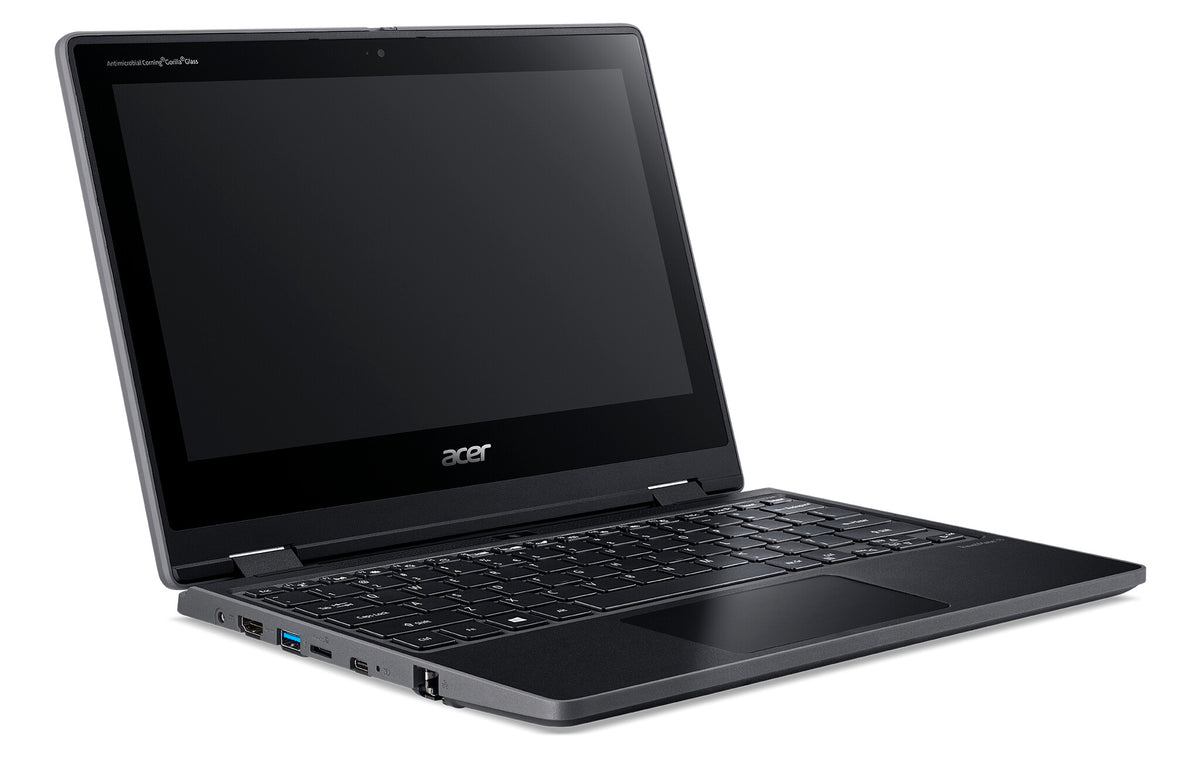 Acer TravelMate Spin B3 Hybrid (2-in-1) - 29.5 cm (11.6") - Touchscreen - Intel® Celeron® N6000 - 8 GB DDR4-SDRAM - 256 GB SSD - Wi-Fi 6 - Windows 11 Pro - Black