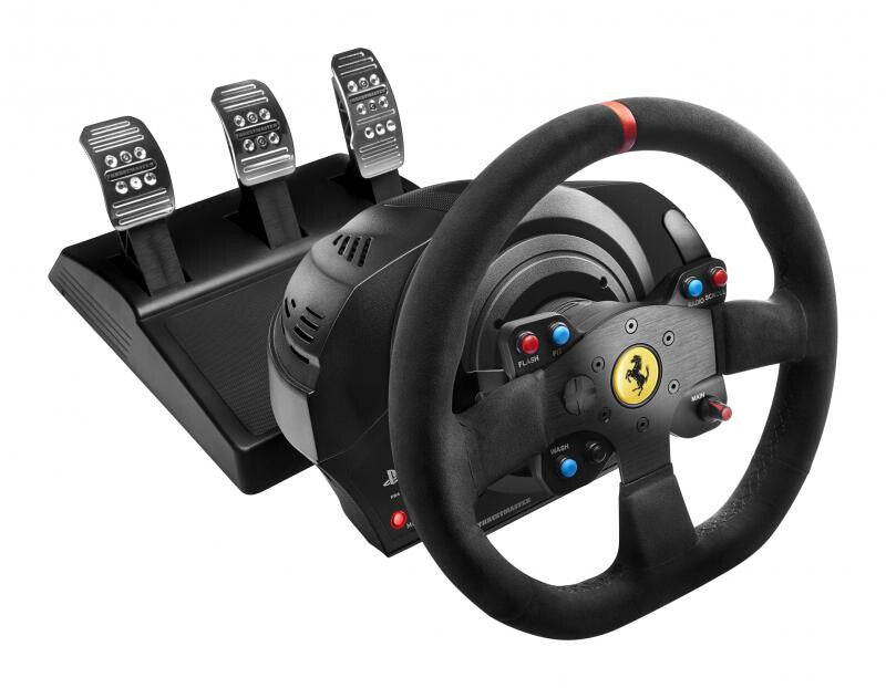 Thrustmaster T300 Ferrari &quot;Alcantara Edition&quot; - USB Wired Steering wheel + Pedals for PC / PS4 / PS3