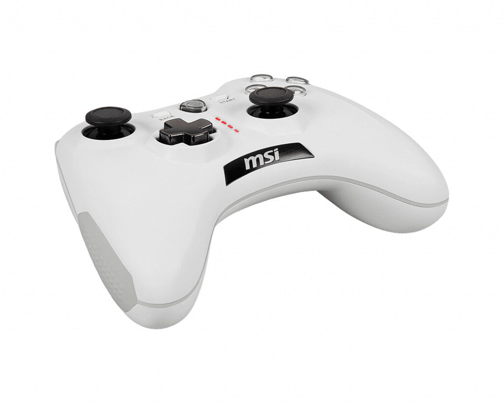 MSI FORCE GC20 V2 - Wired Gaming Controller for PC / Android in White
