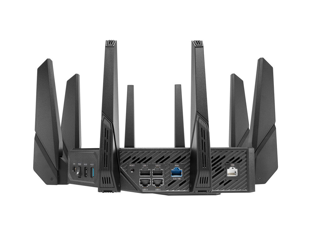 ASUS ROG Rapture GT-AX11000 Pro - Gigabit Ethernet Tri-band (2.4 GHz / 5 GHz / 5 GHz) wireless router in Black