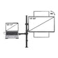 Manhattan 462136 - Desk monitor/laptop mount for 25.4 cm (10") to 81.3 cm (32")