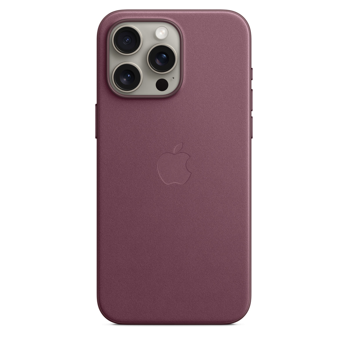 Apple MT4X3ZM/A - FineWoven Case with MagSafe for iPhone 15 Pro Max in Mulberry