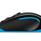 Logitech G - G300S Optical Gaming Mouse in Black / Blue - 2,500 DPI