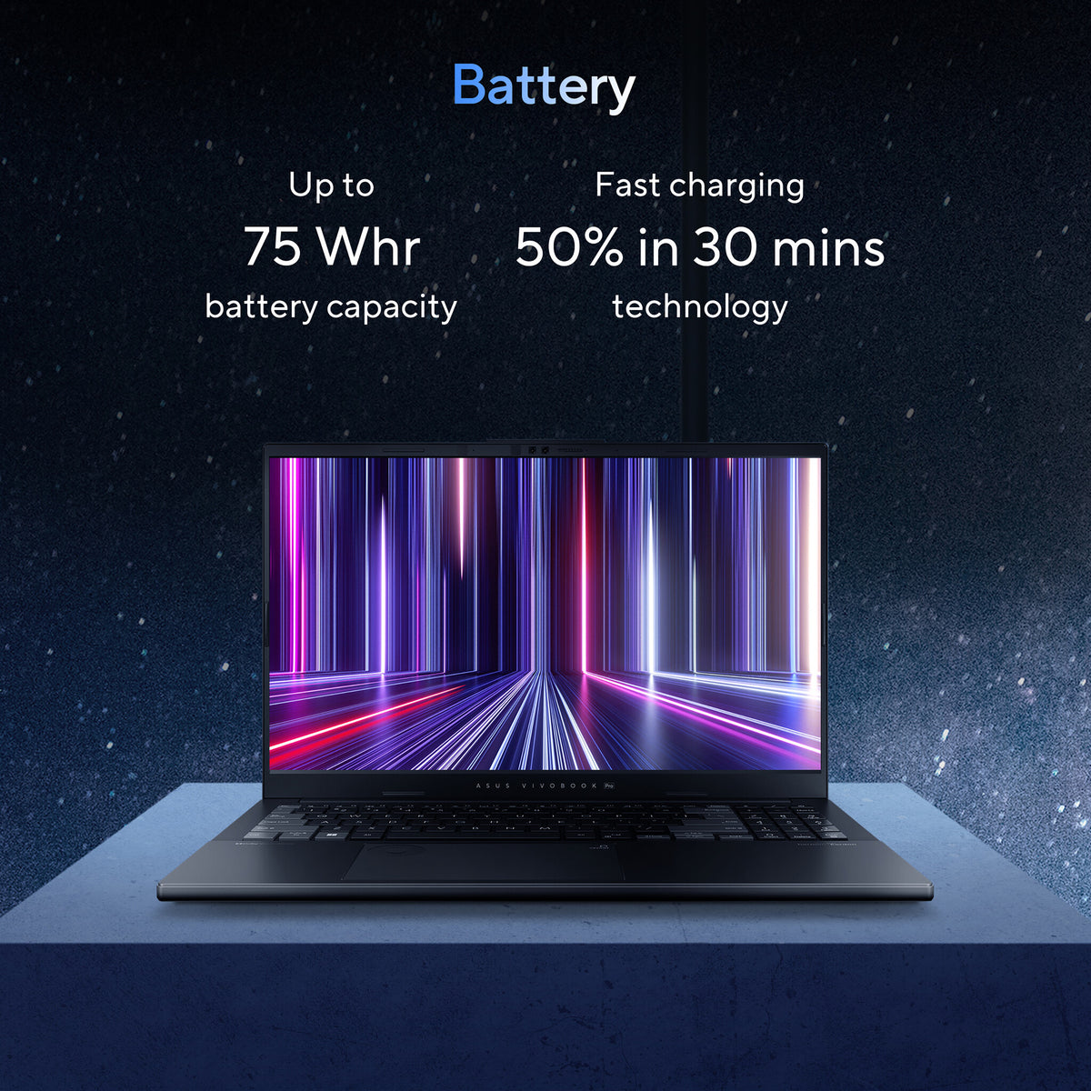 ASUS Vivobook Pro 15 OLED Laptop - 39.6 cm (15.6&quot;) - Intel Core Ultra 9 185H - 16 GB DDR5-SDRAM - 1 TB SSD - NVIDIA GeForce RTX 4060 - Wi-Fi 6E - Windows 11 Home - Grey