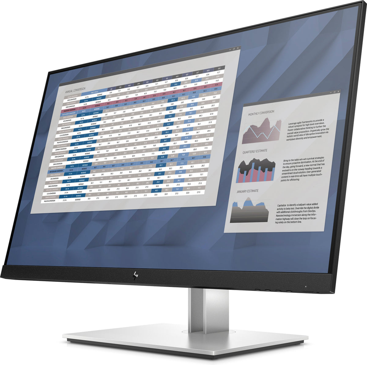 HP E-Series E27 G4 - 68.6 cm (27") - 1920 x 1080 pixels FHD LED Monitor
