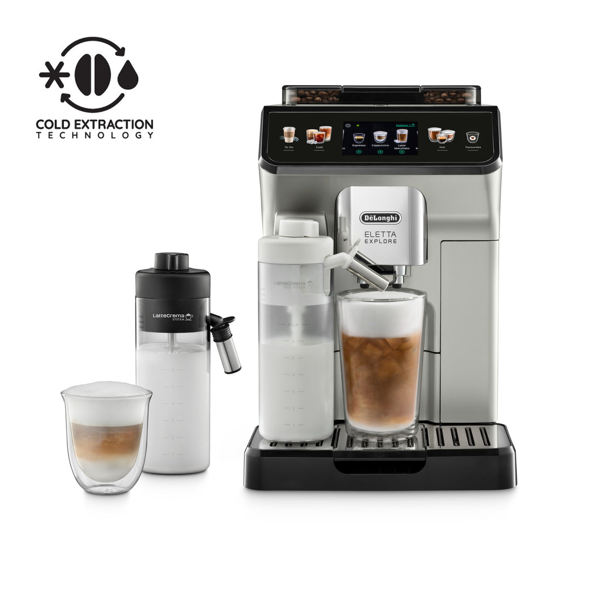 De’Longhi Eletta Explore - Bean to Cup coffee machine with Cold Brew Technology