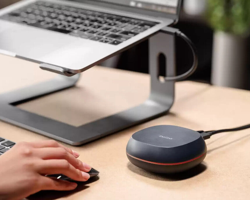 SanDisk Desk Drive - USB Type-C Desktop External SSD - 4 TB