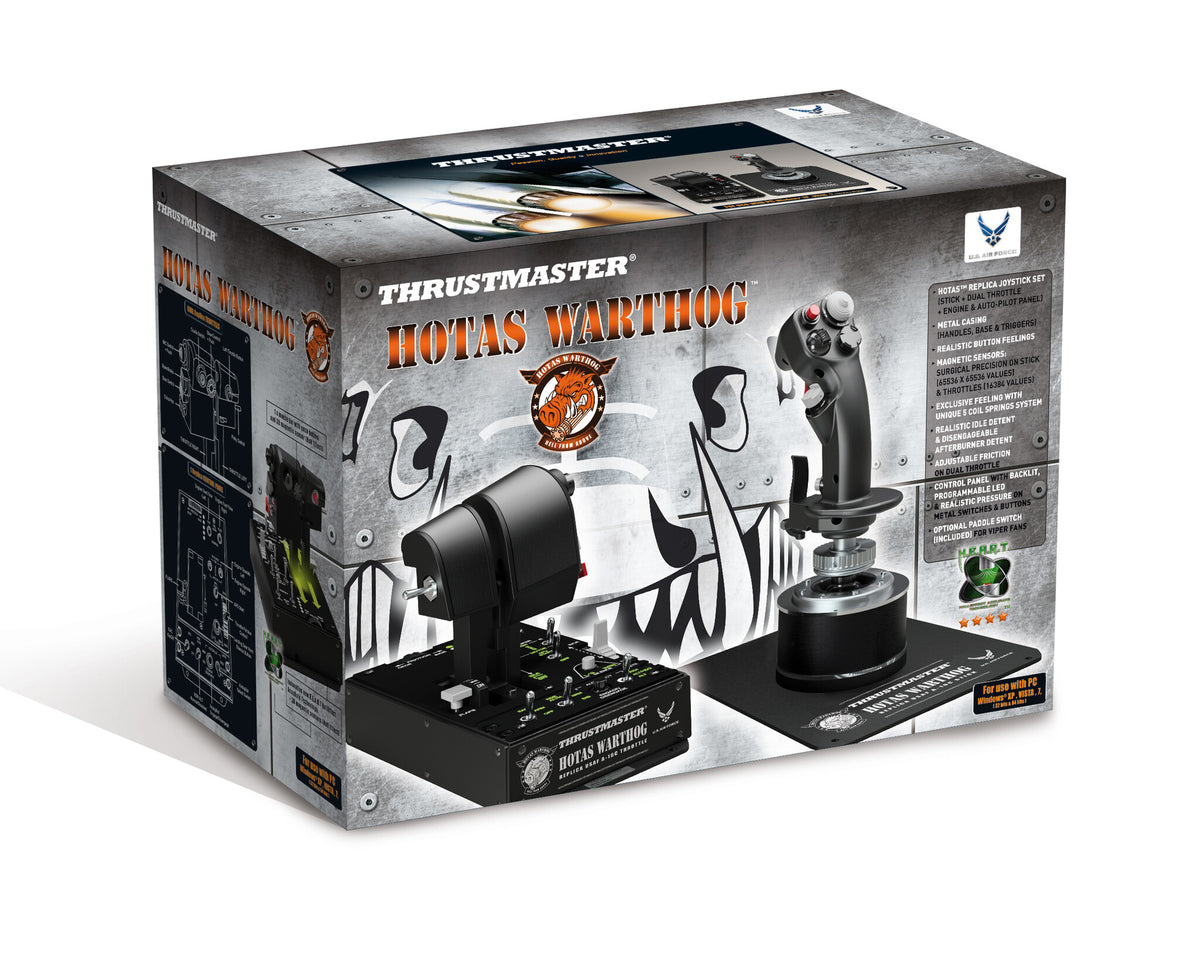 Thrustmaster HOTAS Warthog - Flight Joystick + Dual Throttle for PC