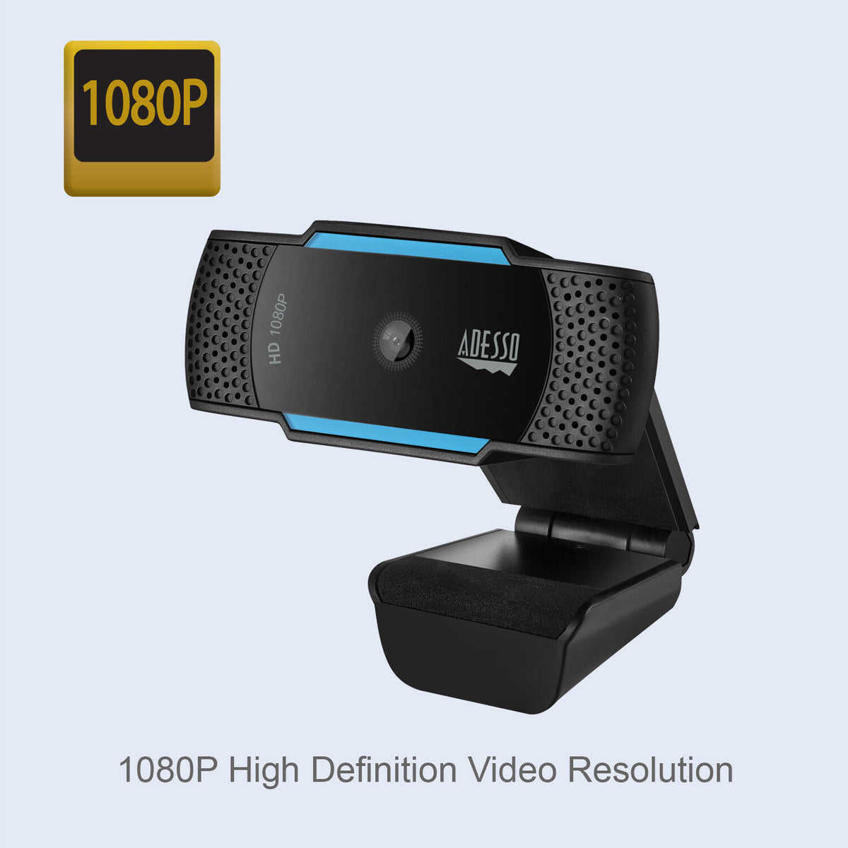 Adesso CyberTrack H5 - 2.1 MP 1920 x 1080 pixels USB 2.0 webcam