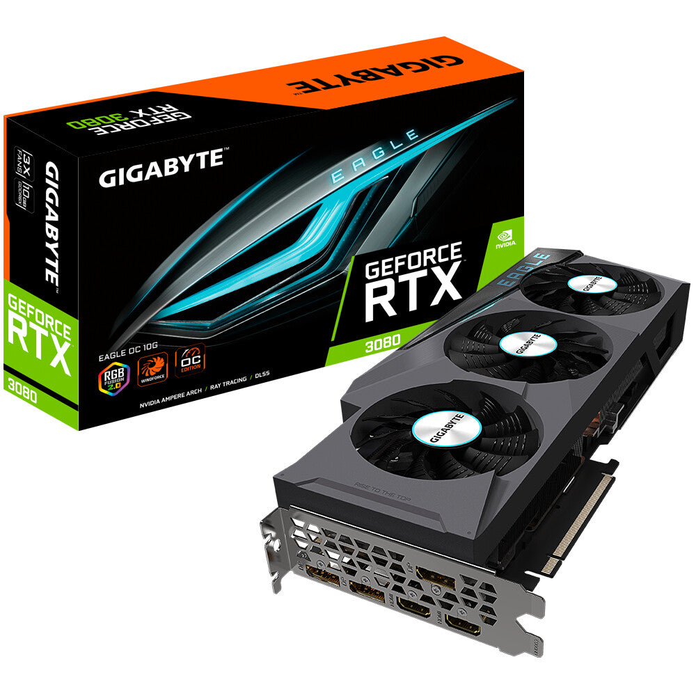 GIGABYTE EAGLE OC - NVIDIA 10 GB GDDR6X GeForce RTX 3080 graphics card