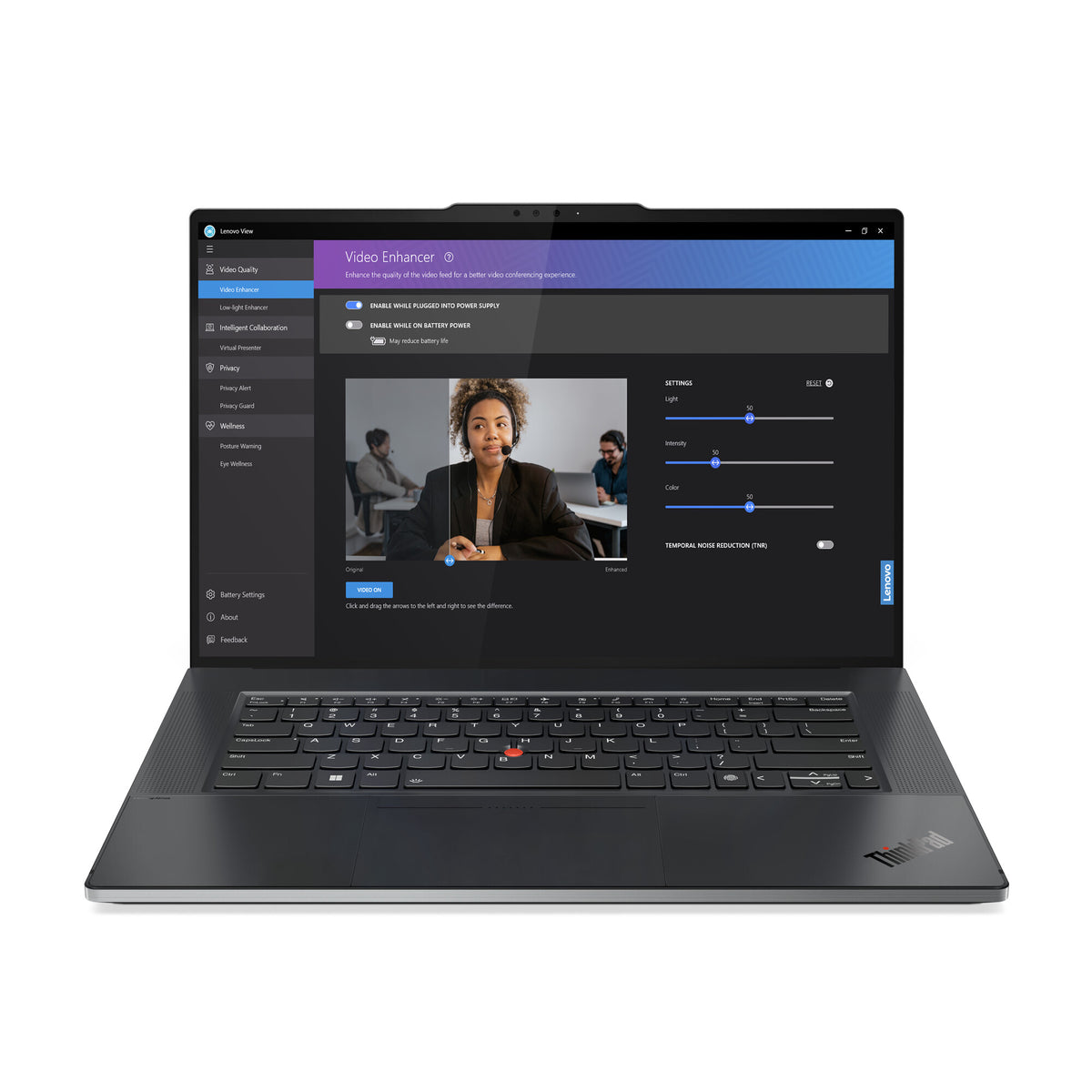 Lenovo ThinkPad Z16 (Gen 2) Laptop - 40.6 cm (16") - Touchscreen - AMD Ryzen™ 7 7840HS - 32 GB LPDDR5x-SDRAM - 1 TB SSD - AMD Radeon RX 6550M - Wi-Fi 6E - Windows 11 Pro - Grey