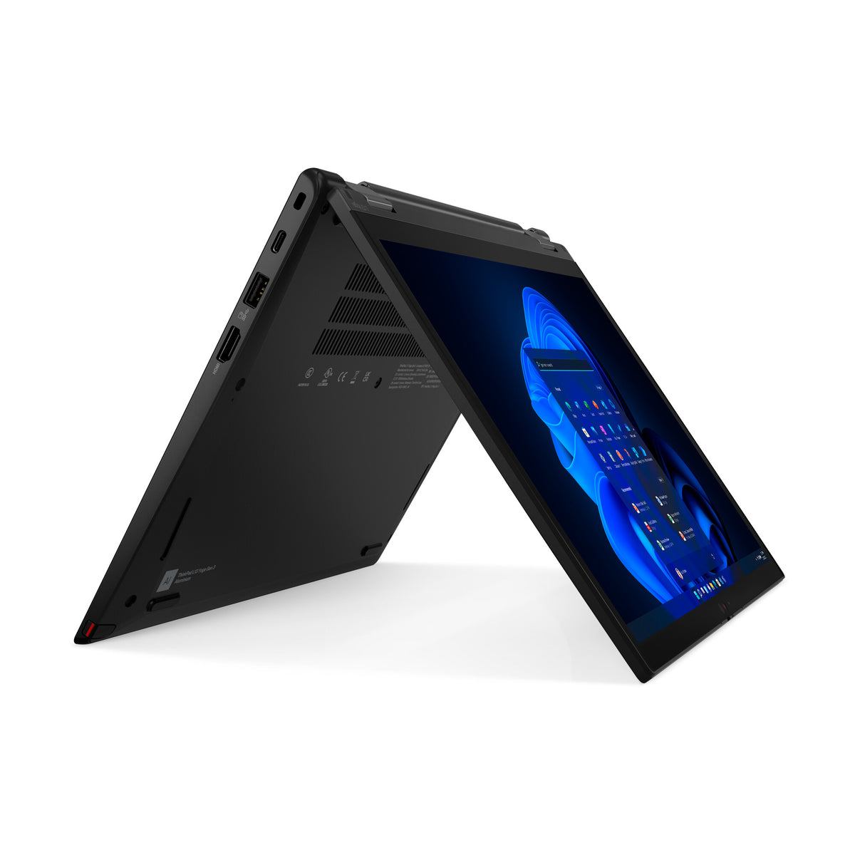 Lenovo ThinkPad L13 Yoga Gen 3 Hybrid (2-in-1) - 33.8 cm (13.3") - Touchscreen - AMD Ryzen™ 7 PRO 5875U - 16 GB DDR4-SDRAM - 512 GB SSD - Wi-Fi 6E - Windows 11 Pro - Black