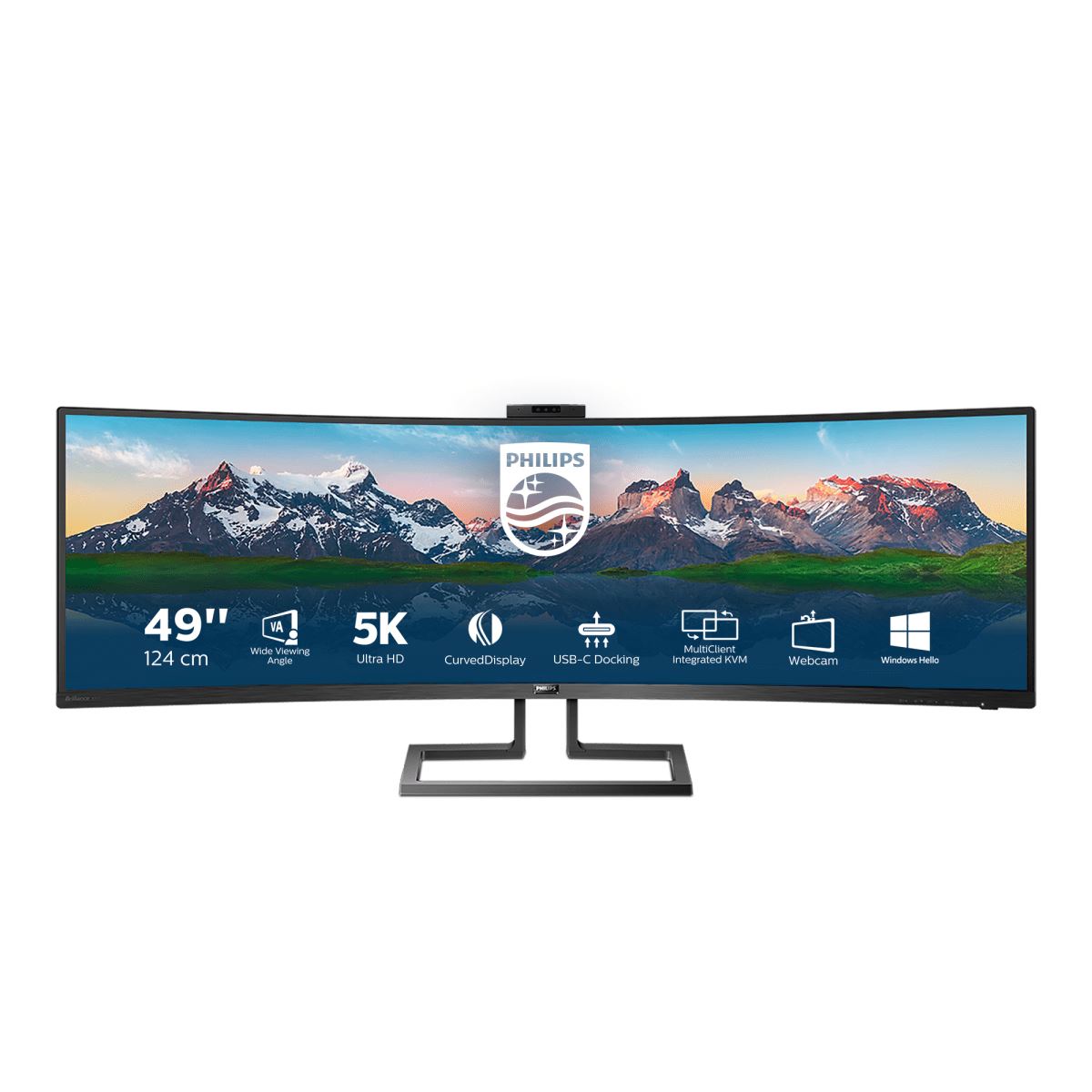 Philips P Line 32:9 SuperWide curved LCD display 499P9H/00 Monitor