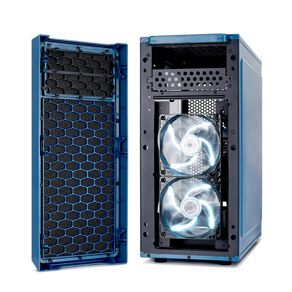 Fractal Design Focus G - ATX Mid Tower Case in Black / Blue