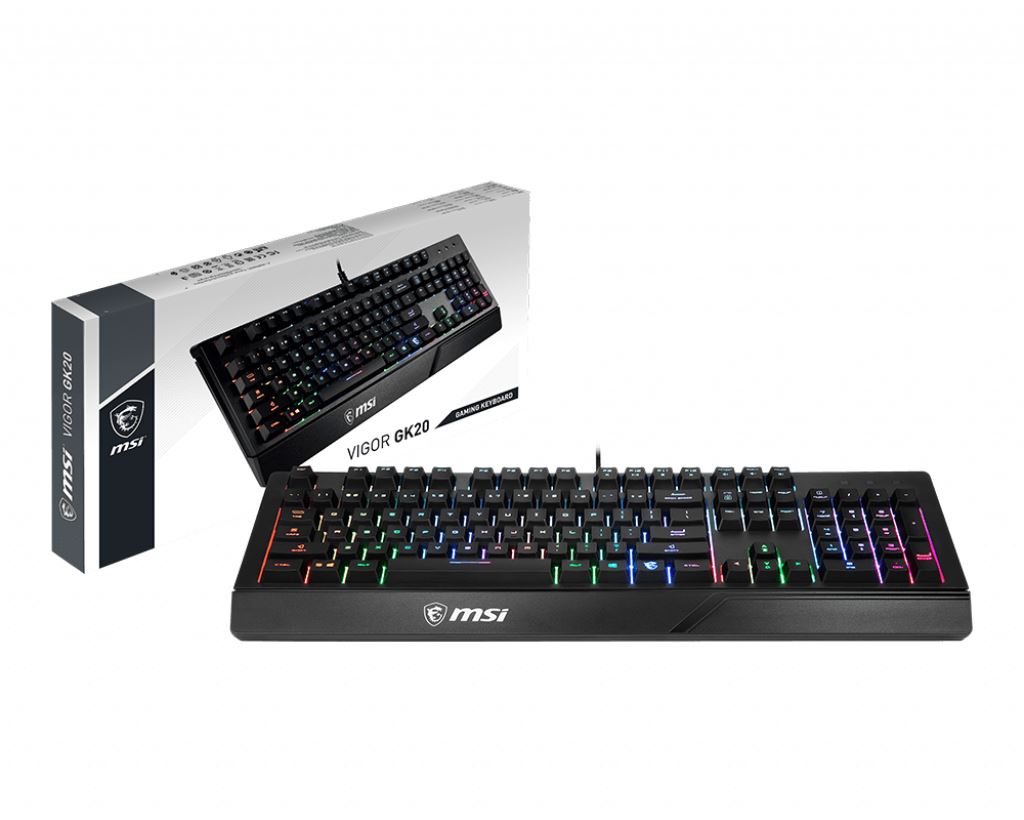 MSI Vigor GK20 RGB Gaming Keyboard - UK