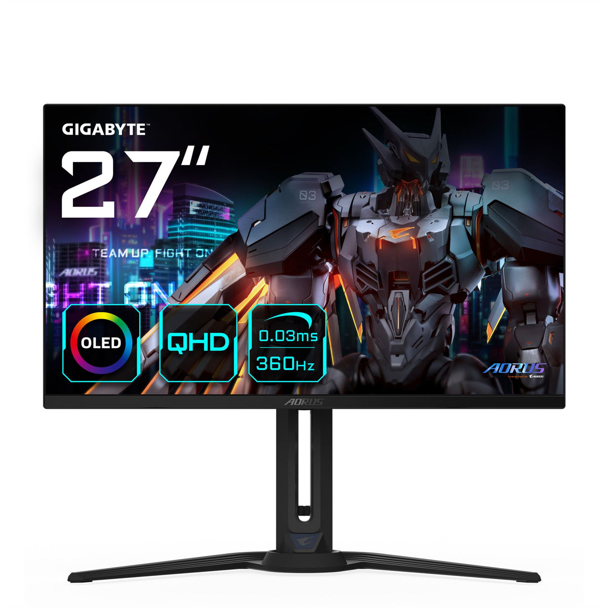 GIGABYTE AORUS FO27Q3 - 68.6 cm (27&quot;) - 2560 x 1440 pixels QHD OLED Monitor