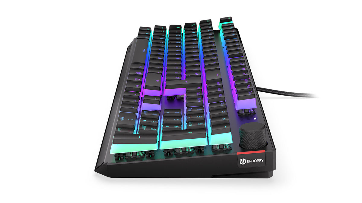 ENDORFY Thock - USB Wired RGB Mechanical Keyboard in Black (QWERTZ German)