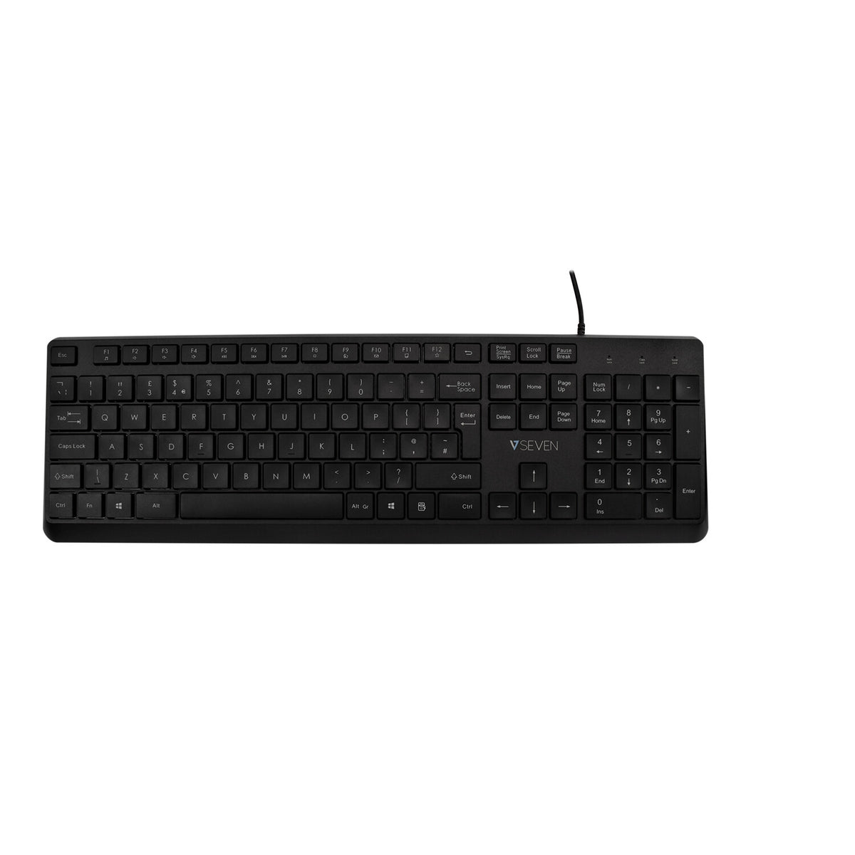 V7 KU350UK Pro -USB Wired Keyboard (QWERTY UK)