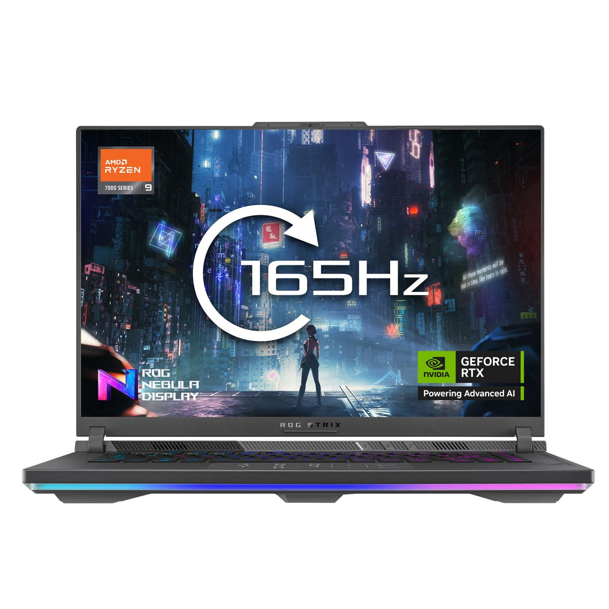 ASUS ROG Strix G16 Laptop - 40.6 cm (16&quot;) - AMD Ryzen 9 8940HX - 16 GB DDR5-SDRAM - 1 TB SSD - NVIDIA GeForce RTX 5060 - Wi-Fi 6E - Windows 11 Home - Black / Grey