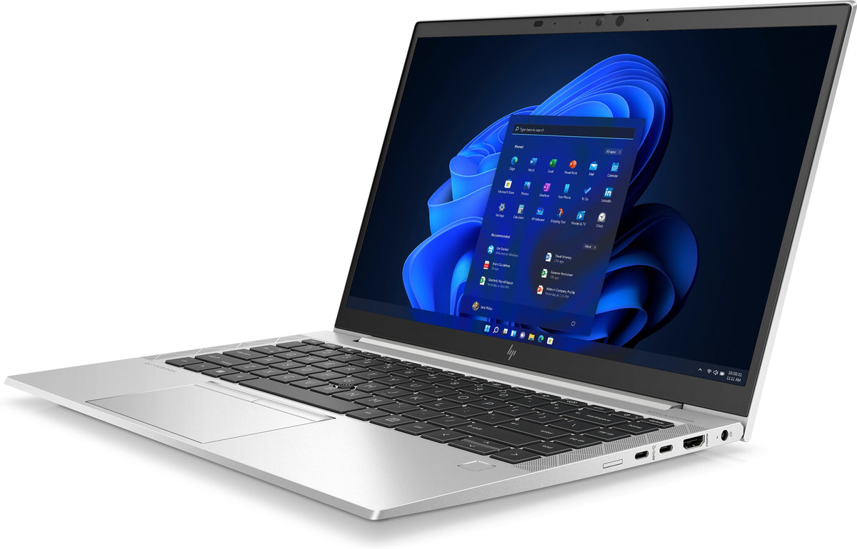 HP EliteBook 845 G8 Laptop - 35.6 cm (14") - AMD Ryzen™ 5 5600U - 8 GB DDR4-SDRAM - 256 GB SSD - Wi-Fi 5 - Windows 10 Pro - Silver
