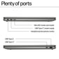 HP Chromebook Plus - 39.6 cm (15.6") - Intel® Core™ i3-N305 - 8 GB LPDDR5-SDRAM - 256 GB Flash - Wi-Fi 6 - ChromeOS - Silver