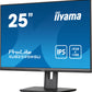 iiyama ProLite XUB2595WSU-B5 - 63.5 cm (25") - 1920 x 1200 pixels WUXGA LED Monitor